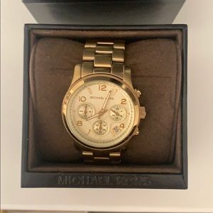 Gold Michael Kors watch